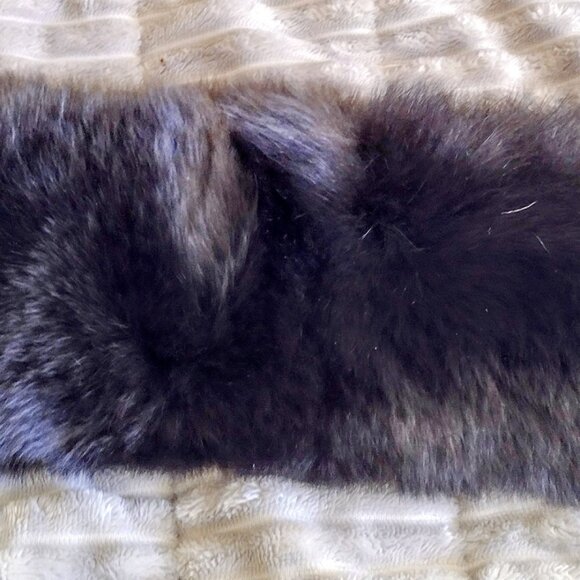 Genuine mink fur headband Brown Mink Fur Headband by FurbySD main image 2